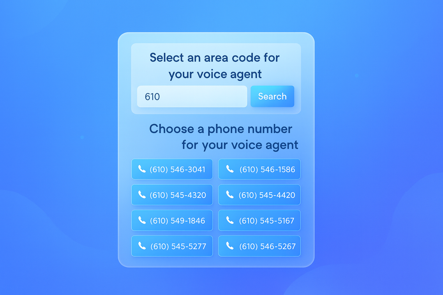 Pick a local business number